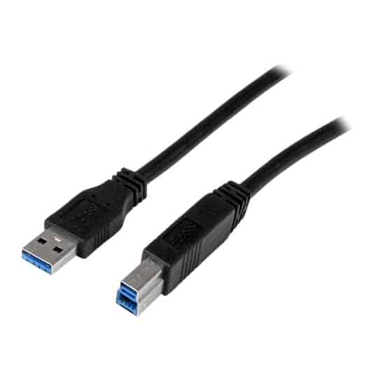 (image for) StarTech.com 2m/6ft SuperSpeed USB 3.0 A to B Cable - M/M